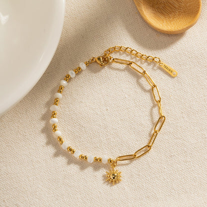 Solara – Pulsera Sueño de Girasol Elegante