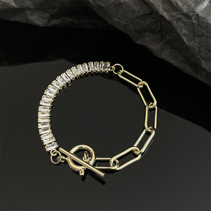 Billie – Pulsera Tennis con Cierre Elegante