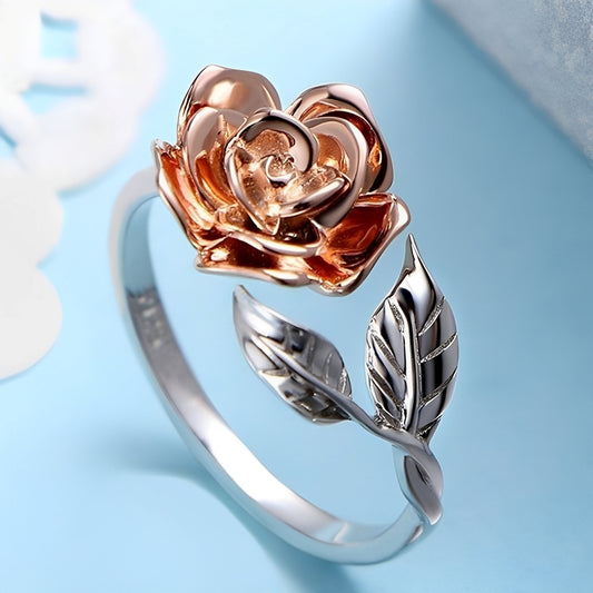 Jennie – Anillo Vintage de Plata con Flor