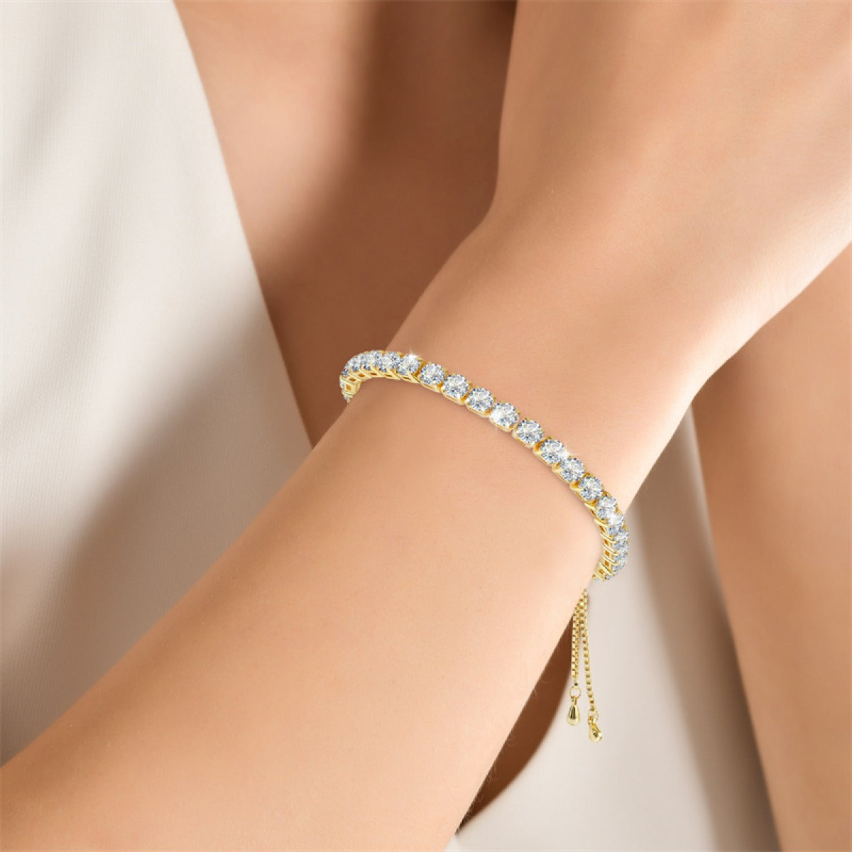 Nami – Pulsera Tenis Brillante en Ópalo