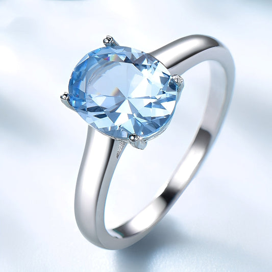 Irene – Anillo en Tanzanita & Plata