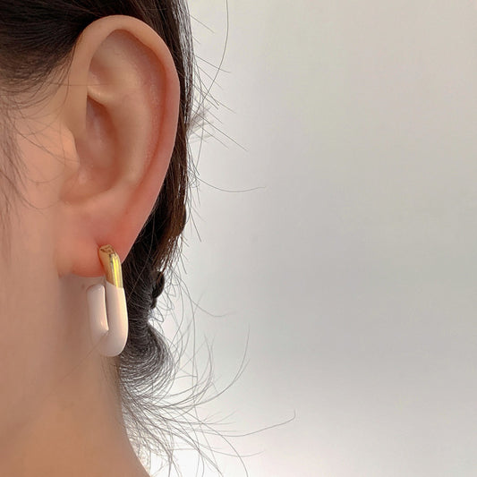 Kyla – Pendientes Aro en Forma de U Elegantes