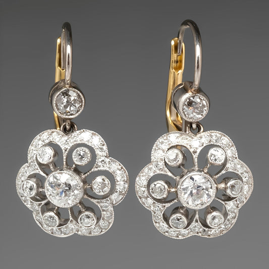 Karylle – Pendientes Mandala Vintage con Cristales