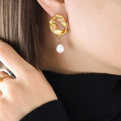 Ophelia – Pendientes Perla Elegantes