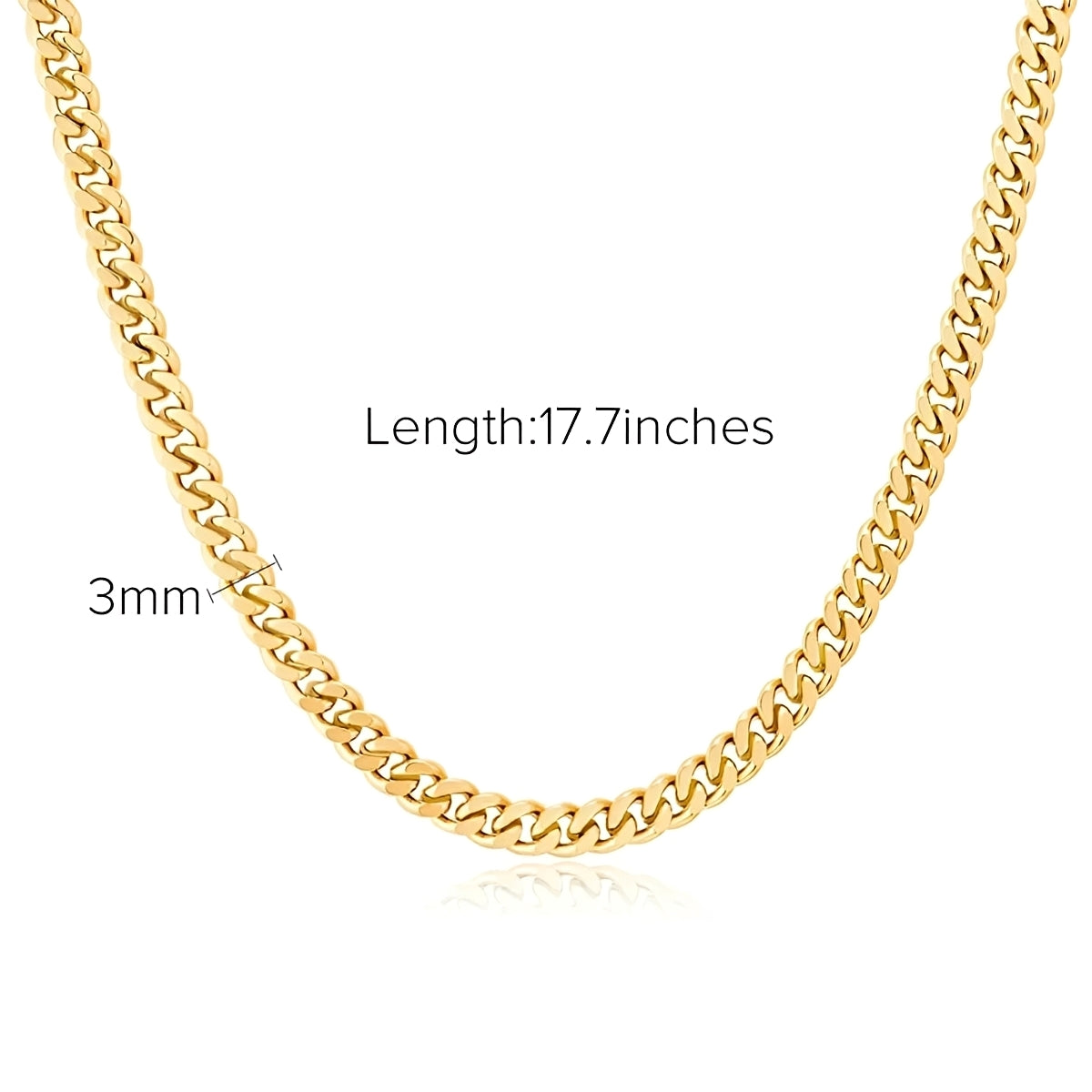 Avana – Collar de Cadena en Oro Estilo Moderno