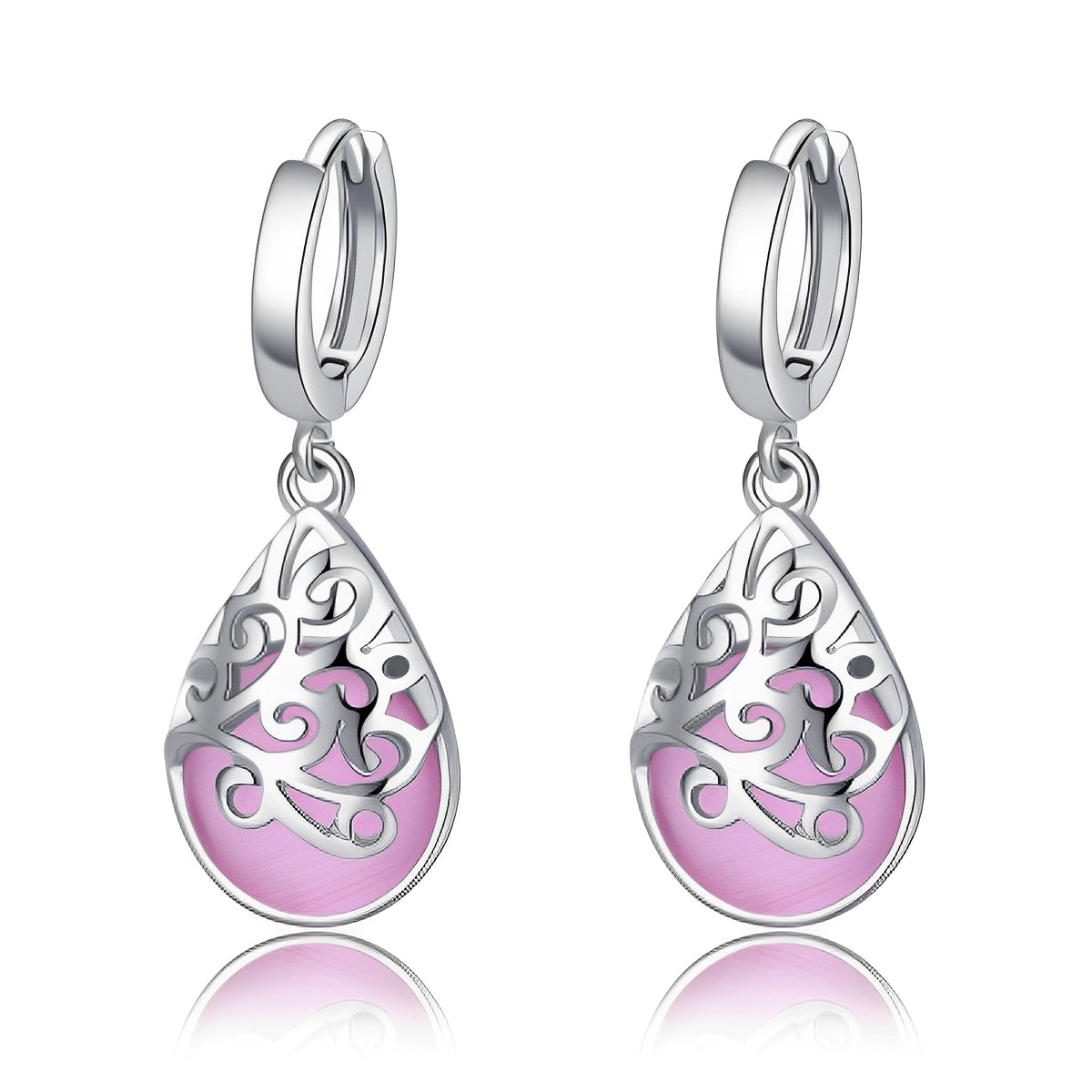Selene – Pendientes Árbol de la Vida en Plata de Ley 925