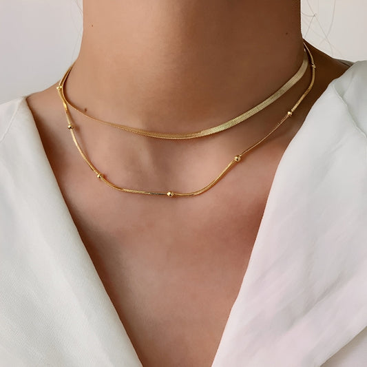 Jane – Collar Doble Fila Tranquilidad