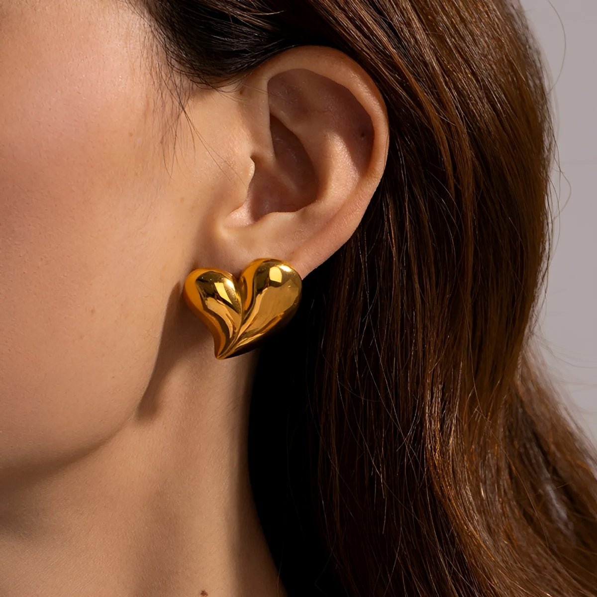 Selena – Pendientes Glossy Elegancia Moderna