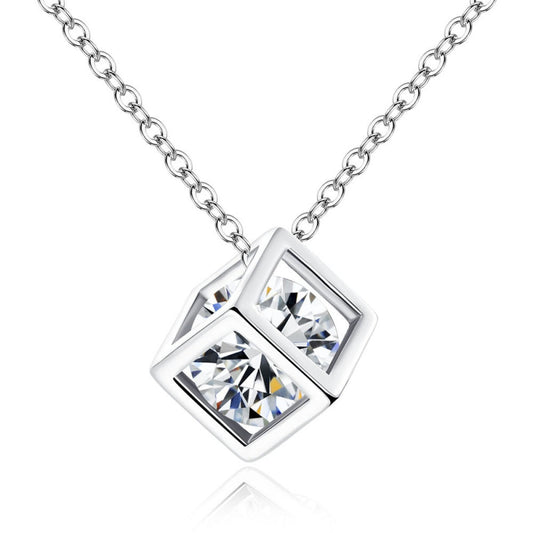 Xienna – Collar Cubo Místico Refinado