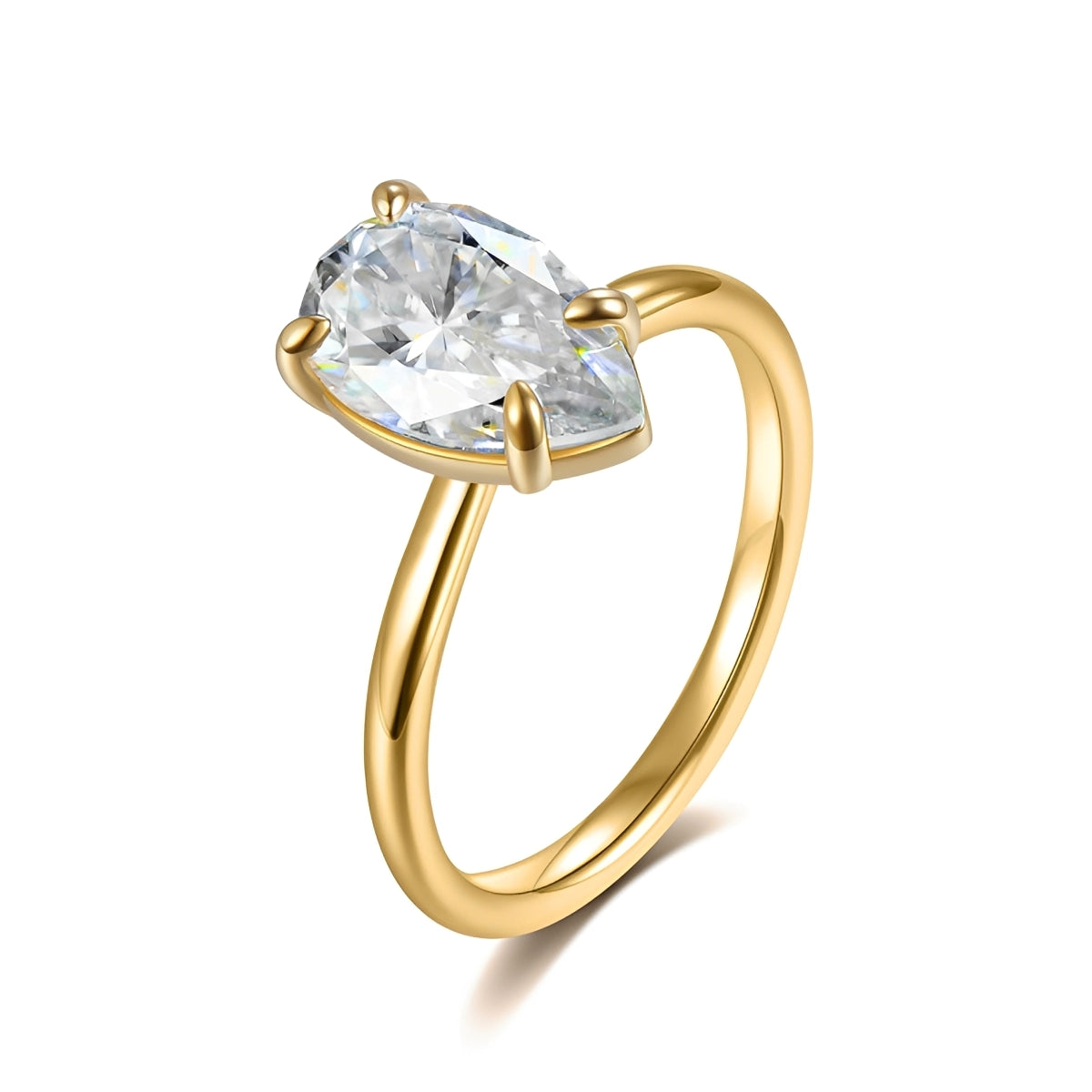 Miley – Anillo Solitario de Moissanita