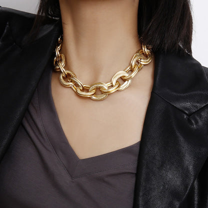 Alessia – Collar Eslabones Gruesos Dorado