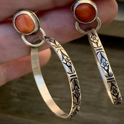 Althea – Pendientes Boho Vintage con Ónix Natural