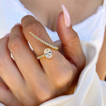Aimi – Anillo de Boda de Cuatro Garras