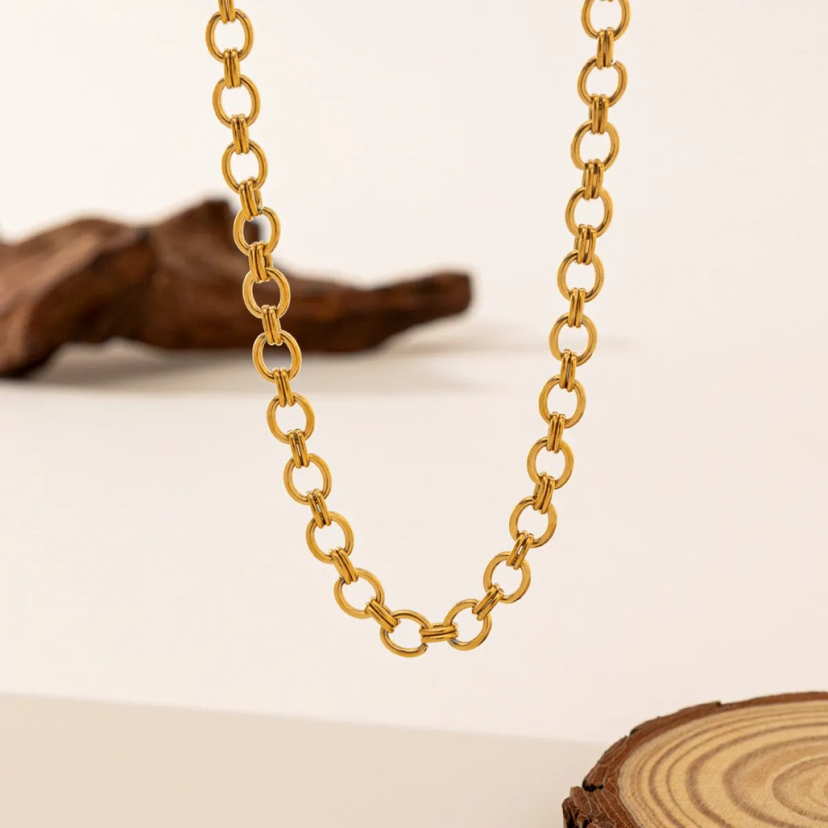 Shaina – Collar Cadena Dorada
