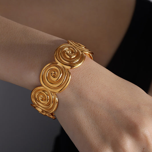 Riley – Pulsera Irregular de Hilo Diseño Exquisito