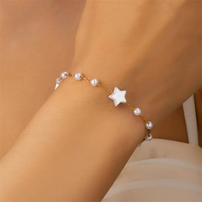 Celina – Pulsera Perlas Estrella Verano