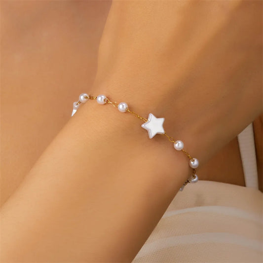 Celina – Pulsera Perlas Estrella Verano