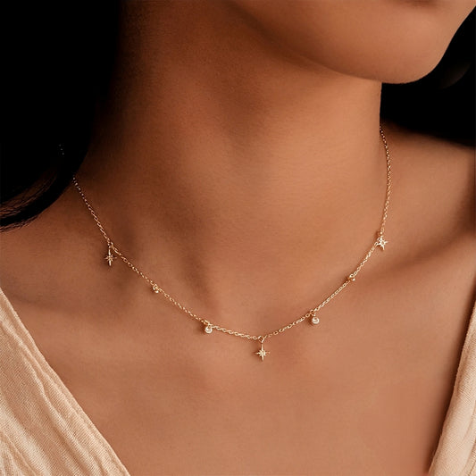 Stella – Collar Estrella Octagonal Elegante