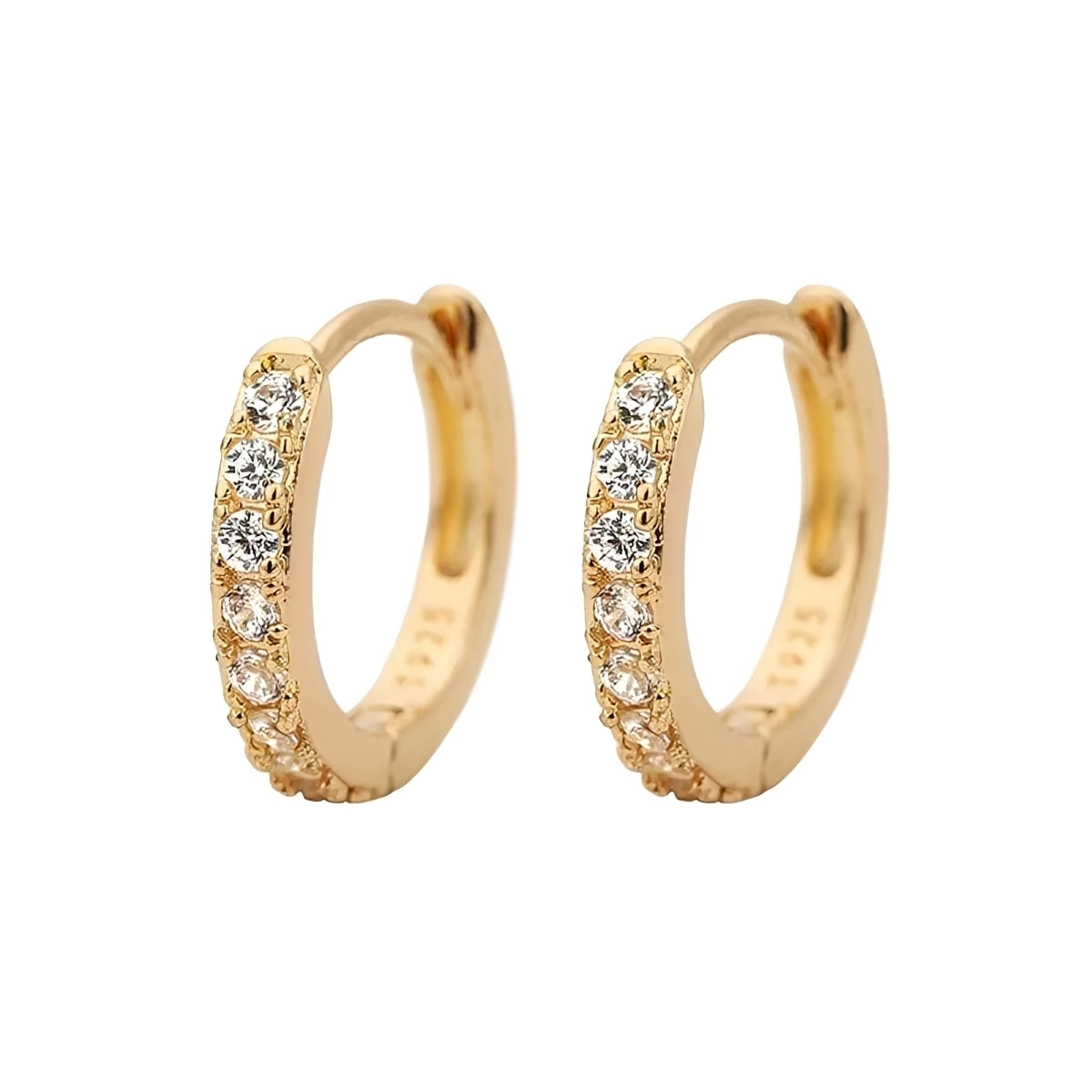 Beatrice – Pendientes Clip con Zirconia Elegantes