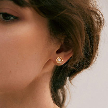 Eden – Pendientes Perla Elegantes