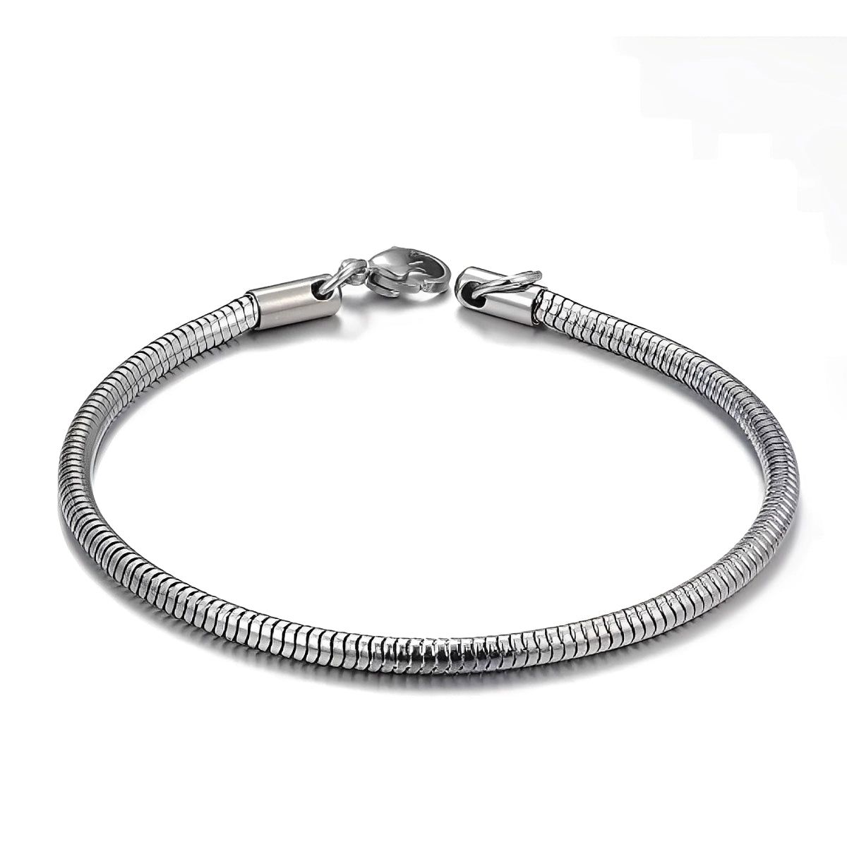 Neda – Pulsera de Cadena Serpiente Redonda Elegante