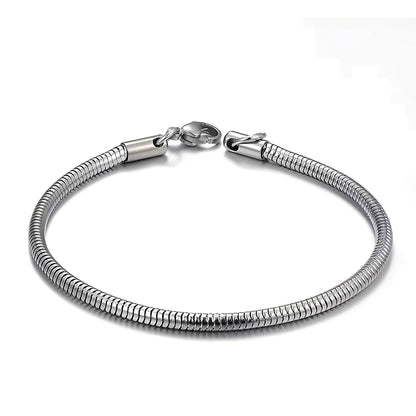 Neda – Pulsera de Cadena Serpiente Redonda Elegante
