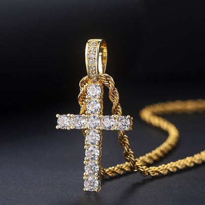 Adriana – Collar de Oro Chapado con Circonita Estilo Chic
