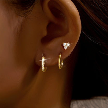 Taylor – Set de Pendientes Clásicos de Alta Gama
