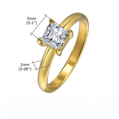 Tashi – Anillo Chapado en Oro Elegante