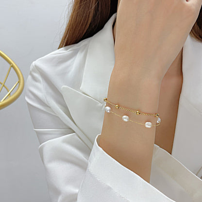 Vicky – Pulsera con Perlas Naturales