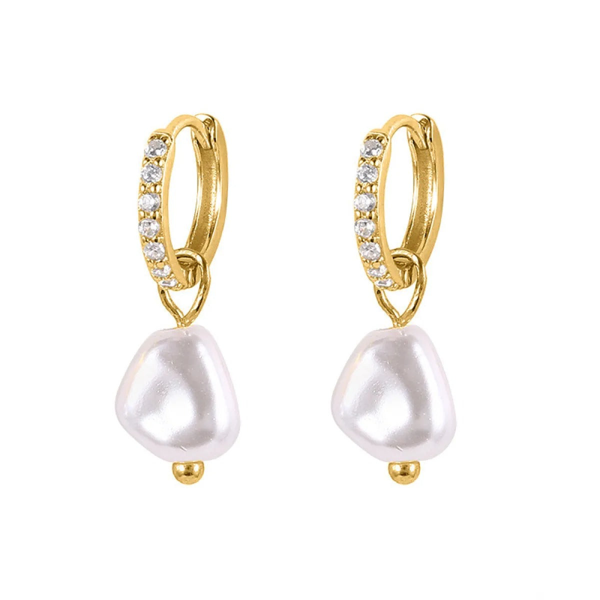 Esme – Aros Huggie Perla Elegantes