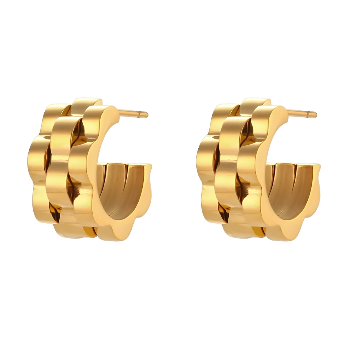 Cheska – Pendientes Aro Estilo Watchband