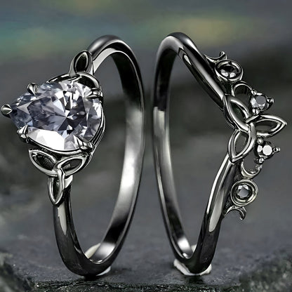 Dina – Anillo Diamante Superpuesto