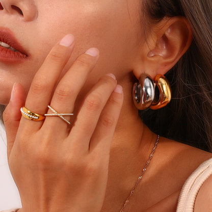 Amandine – Criollas Gruesas en Acero Inoxidable