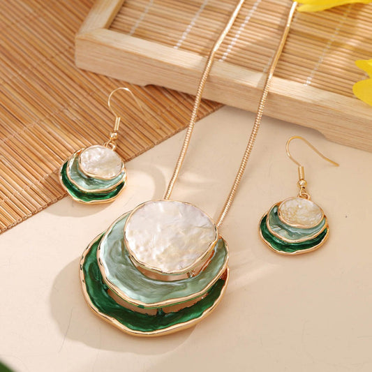 Marina – Conjunto Retro Piedras Superpuestas