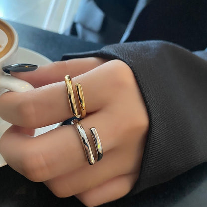 Cecilia – Anillo Grande Brillante e Irregular
