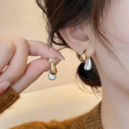 Alina – Pendientes Gota Bicolores