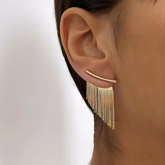 Claire – Pendientes Vintage en Oro Rideau