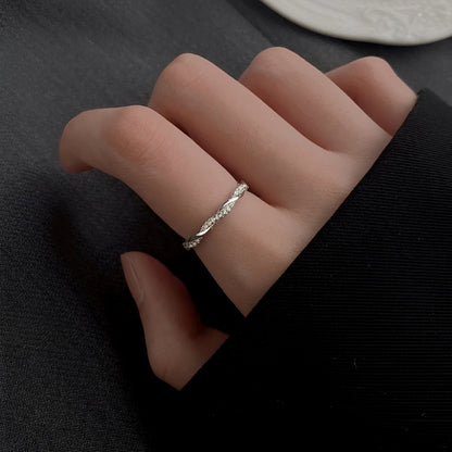 Adrien – Anillo Torcido Plata & Oro