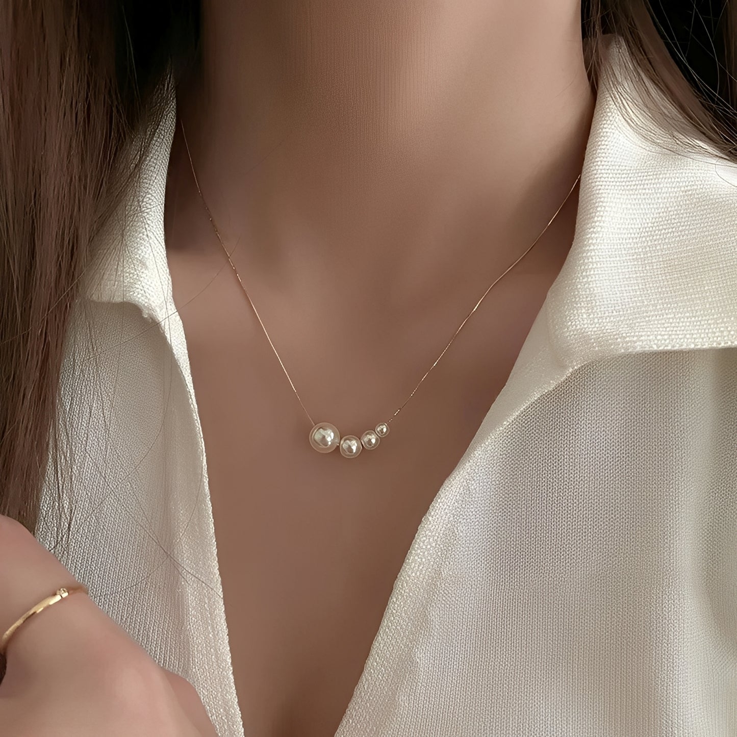 Juliette – Collar Vintage de Perlas de Agua Dulce