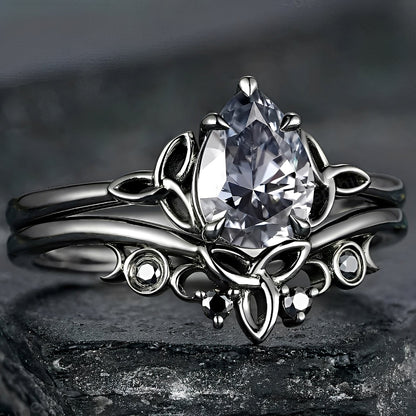 Dina – Anillo Diamante Superpuesto