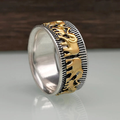 Eli – Bague Elefante Dorado Vintage