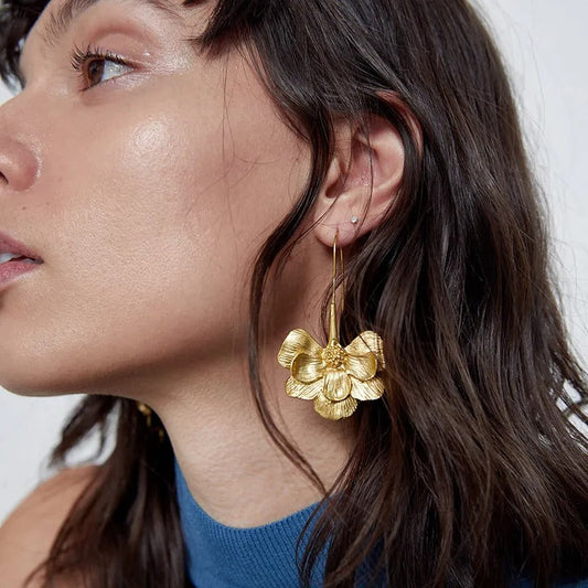 Mariz – Pendientes Flor Desplegada