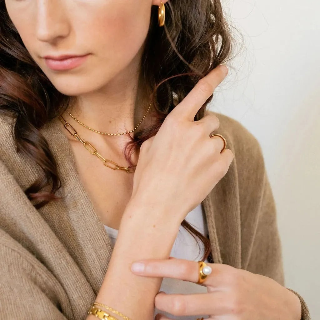 Camille – Collar Cadena Dorada