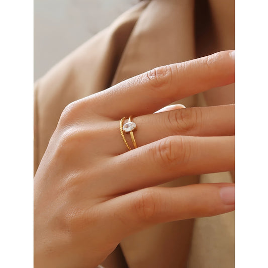 Ivana – Anillo Ovalado con Estilo Elegante