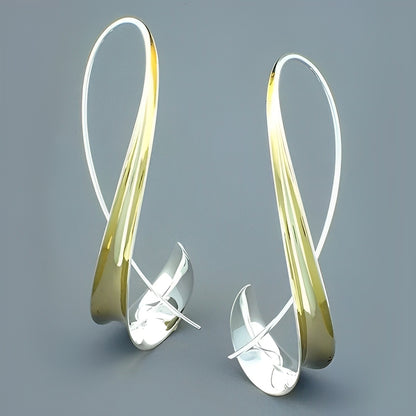 Winnie – Pendientes Dorados Vintage Colgantes