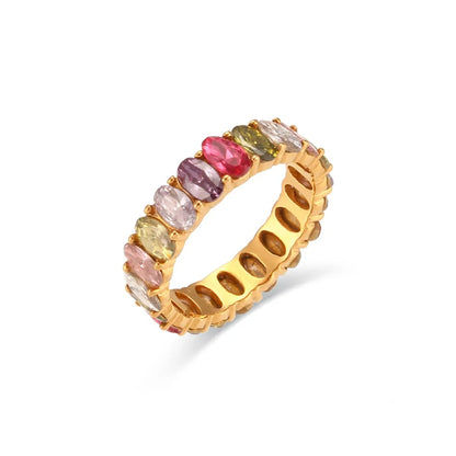 Antoinette – Anillo Eternidad Ovalado