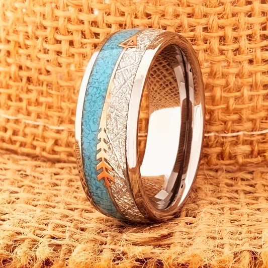 Kamille – Anillo Vintage Esmalte Elegante en Plata