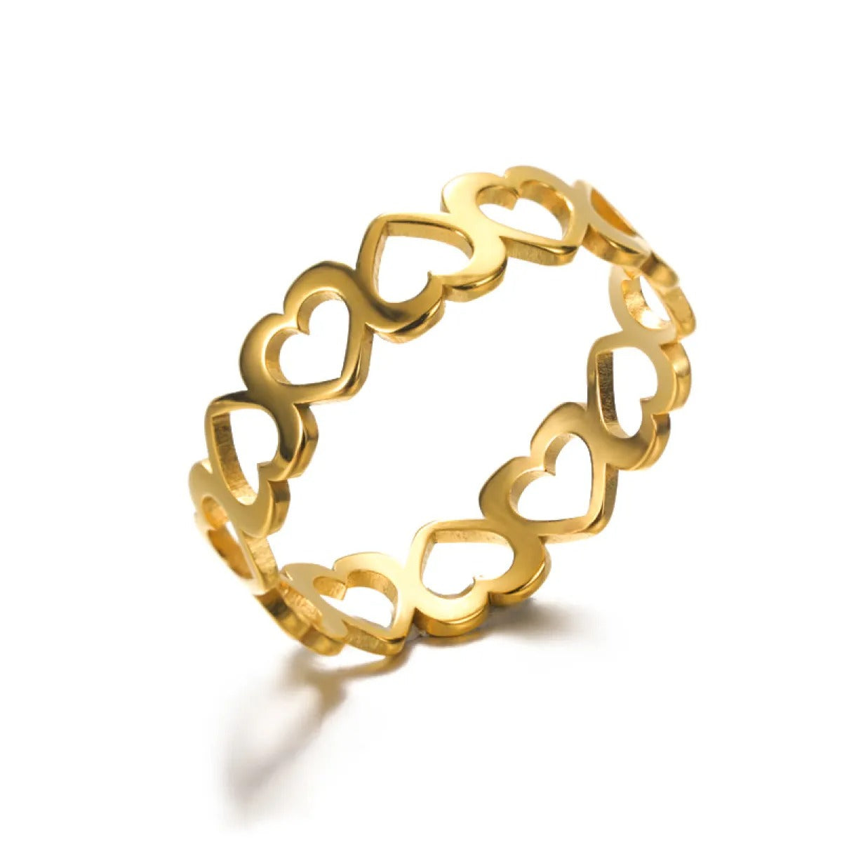 Serena – Anillo Corazones Unidos Elegante