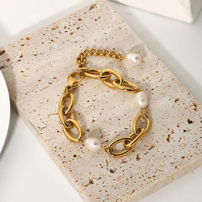 Daniela – Pulsera Fina con Perla Blanca